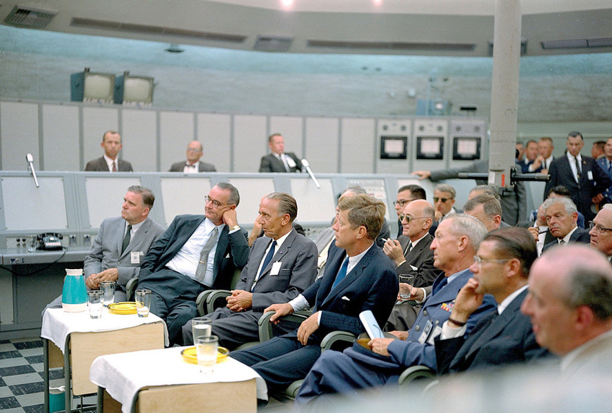 JFK and LBJ during the Cuban Missle Crisis 1962