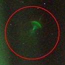 Photo: Was mysterious jellyfish in sky caused by space satellite reflecting Northern Lights?