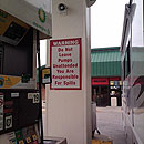 Interesting Sign at a BP Station