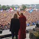 Dalai Lama at Glastonbury Festival