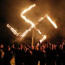 Photo: Neo-Nazis Hold Swastika Burning In West Georgia Town After Newnan Rally