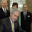 Photo: Bush signs homeland security bill