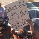 Pro-Trump Protesters outside RNC headquarters