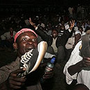 Kenyans Watch the Inaguration