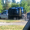 Photo: Postal service seen hauling mailboxes away in trucks as Trump's pick for USPS makes controversial changes before election