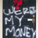 Photo: Mitch McConnell's Louisville home vandalized with graffiti