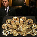Photo: Looted Gold Headdress Returned to Peru
