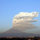 Photo: Volcano spews steam and ash in Mexico