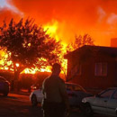 Photo: Fires Break Out After 7.1 Earthquake Strikes in Southern California