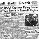 "RAAF Captures Flying Saucer on Ranch in Roswell"