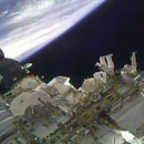Photo: Russia says space station leak may be sabotage