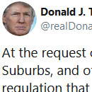 Photo: Trump Attacks Anti-Segregation Rule For ‘Devastating’ America’s Suburbs