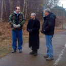 Photo: Rendlesham Forest UFO airmen at Woodbridge event